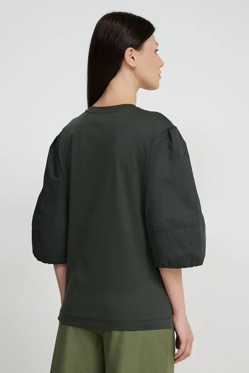 Футболки Max Mara Leisure TEBAIDE 241694104 004 DARK GREEN