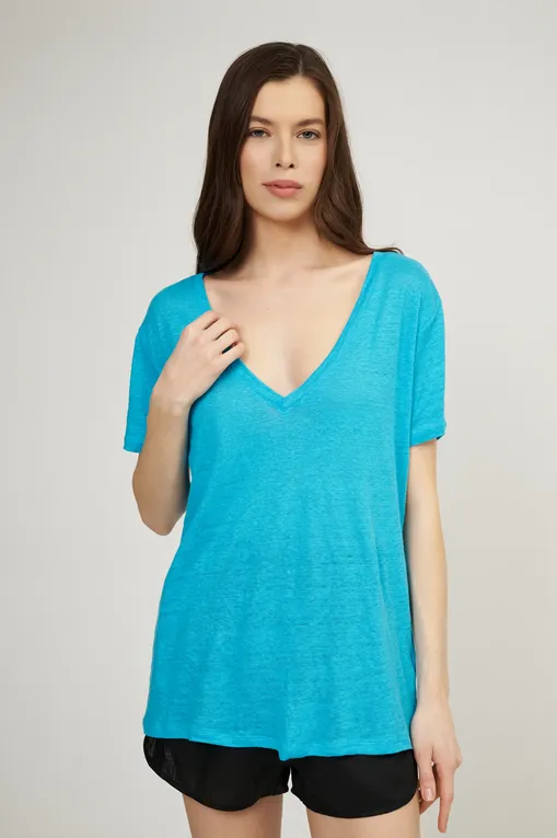 Футболки Mc2 Saint Barth ELOISE 32 TURQUOISE