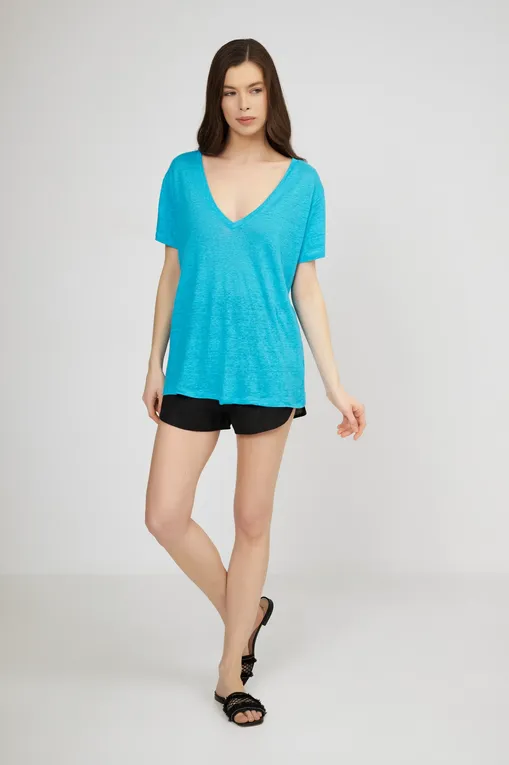 Футболки Mc2 Saint Barth ELOISE 32 TURQUOISE