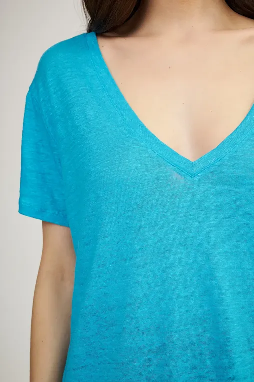 Футболки Mc2 Saint Barth ELOISE 32 TURQUOISE