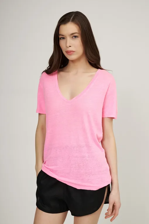 Футболки Mc2 Saint Barth ELOISE 25 FLUO PINK (00002D)