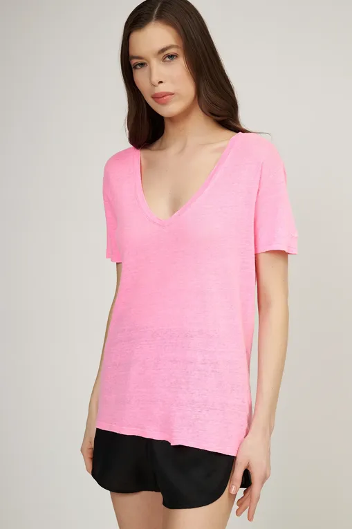 Футболки Mc2 Saint Barth ELOISE 25 FLUO PINK (00002D)