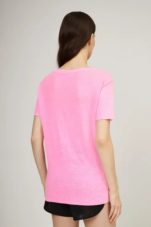 Футболки Mc2 Saint Barth ELOISE 25 FLUO PINK (00002D)