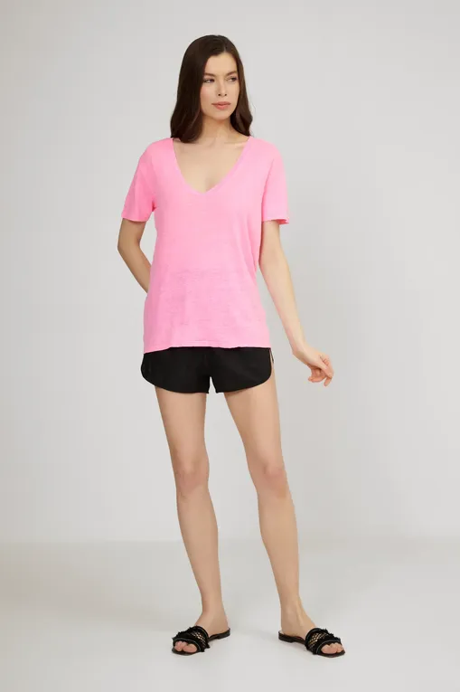 Футболки Mc2 Saint Barth ELOISE 25 FLUO PINK (00002D)