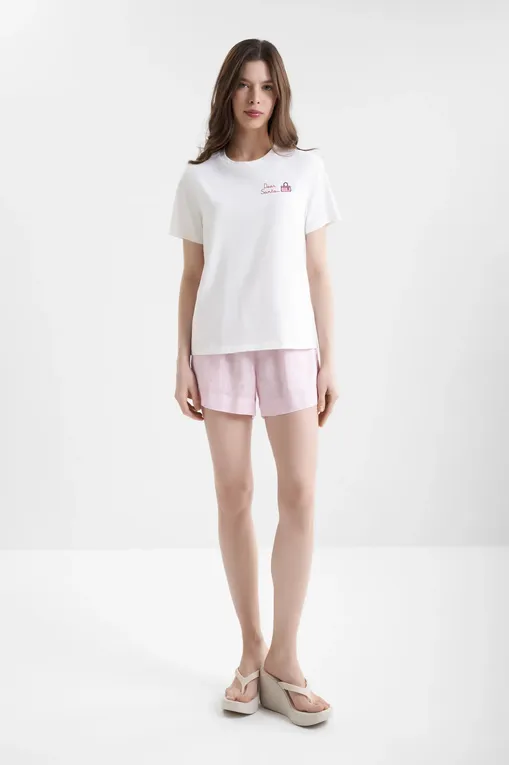 Футболки Mc2 Saint Barth EMILIEW DEAR SANTA BAG 10 EMB