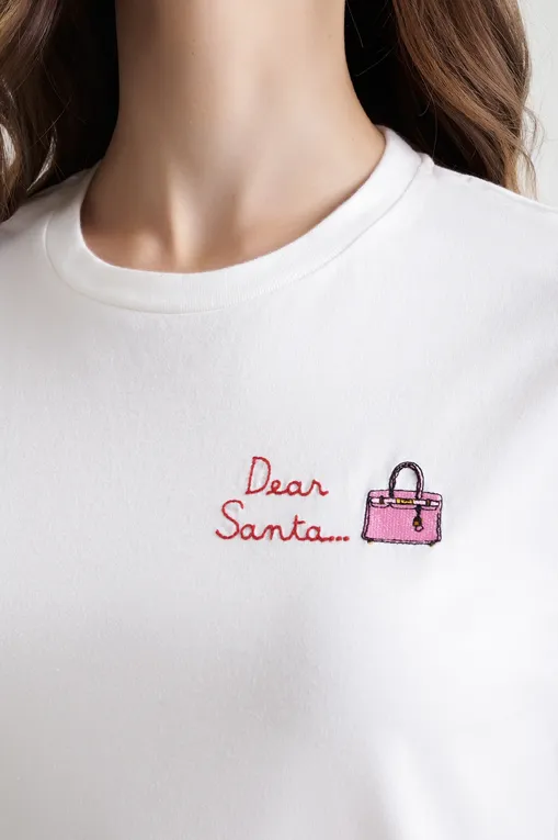 Футболки Mc2 Saint Barth EMILIEW DEAR SANTA BAG 10 EMB