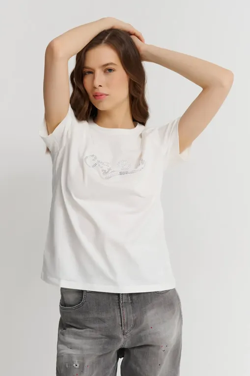 Футболки Mc2 Saint Barth EMILIEW SB 10 STRASS