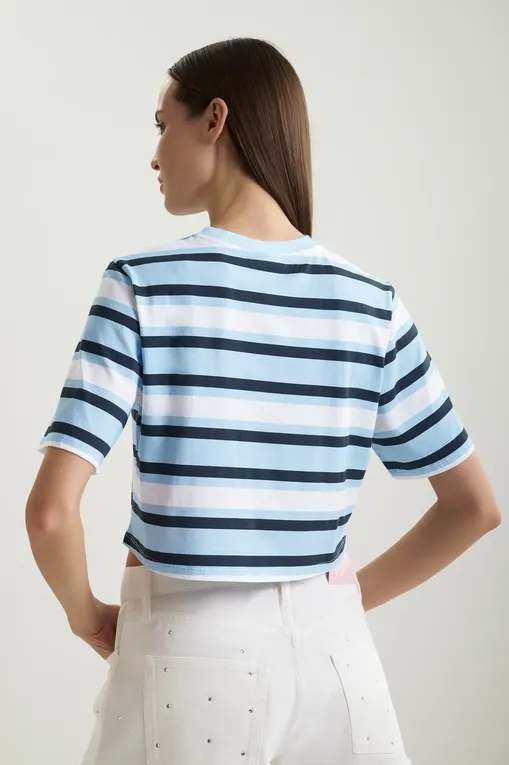 Футболки Mc2 Saint Barth MALIA SB STRIPES D 3101 EMB