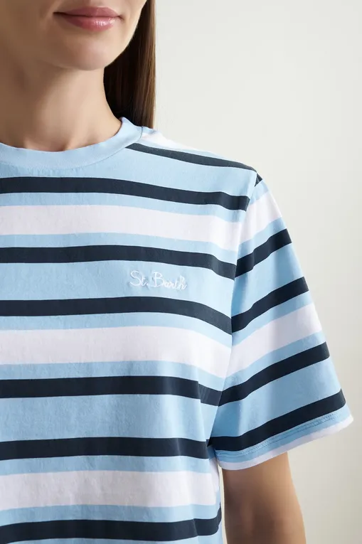 Футболки Mc2 Saint Barth MALIA SB STRIPES D 3101 EMB