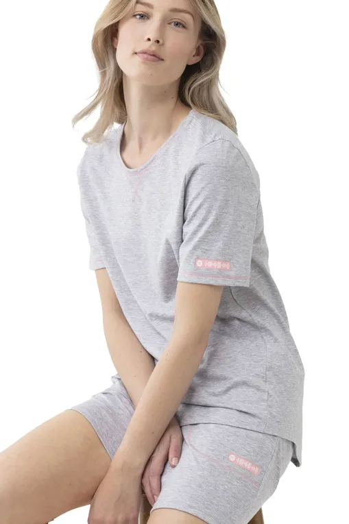 Футболки Mey 16895 437 stone grey melange