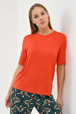 Mey 17555 879 carnelian orange