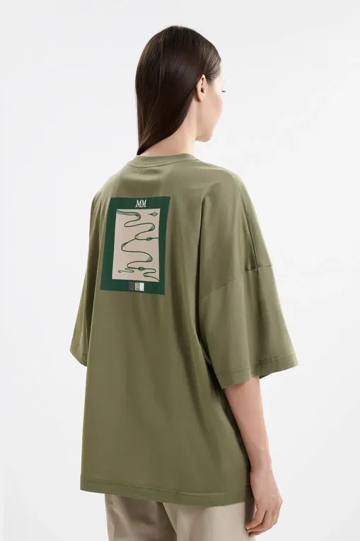 Футболки MM by MaxMara EDITORE 2516971018 004 SAGE GREEN