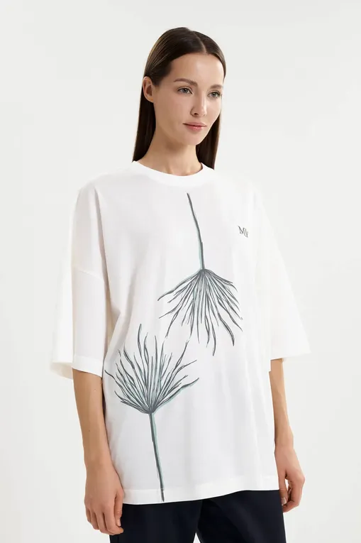 Футболки MM by MaxMara EDITORE 2516971018 006 WHITE