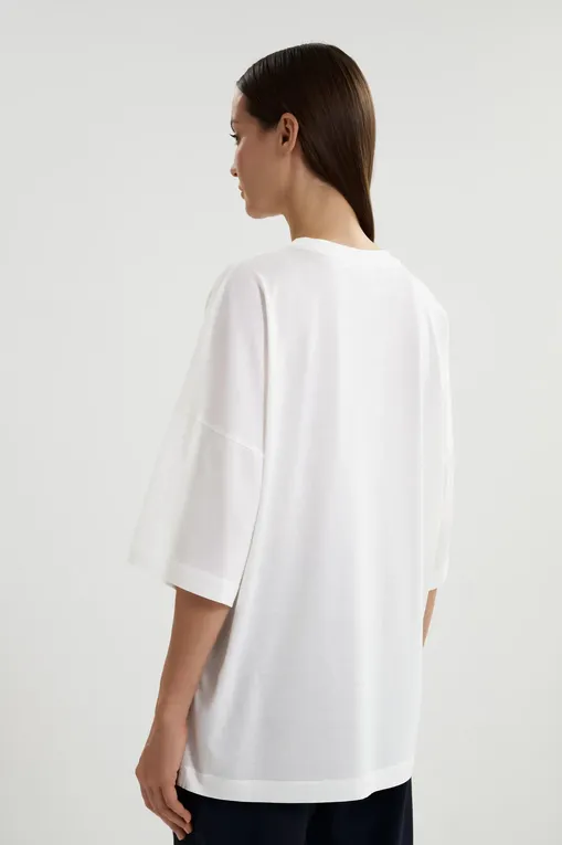 Футболки MM by MaxMara EDITORE 2516971018 006 WHITE