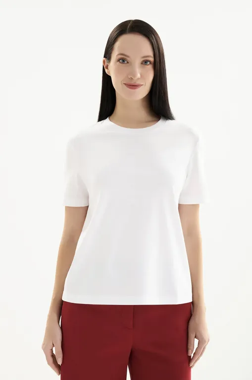 Футболки MM by MaxMara MMLASTICE 261694106 001 WHITE
