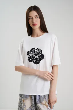 Petit Pas 101084 print-flower