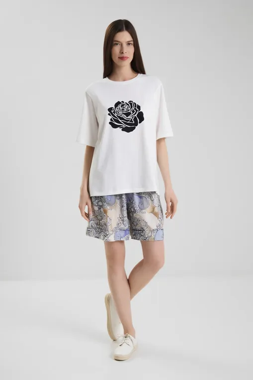 Футболки Petit Pas 101084 print-flower