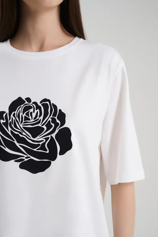 Футболки Petit Pas 101084 print-flower