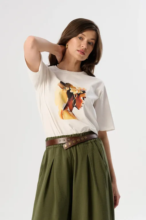 Футболки Petit Pas 101084 print-girl