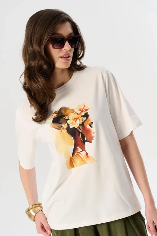 Футболки Petit Pas 101084 print-girl