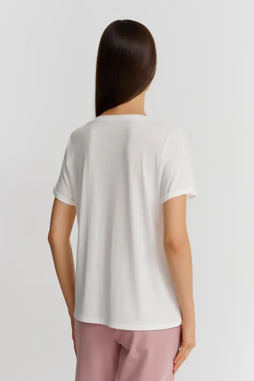 Футболки SKINY 080774 7608 ivory