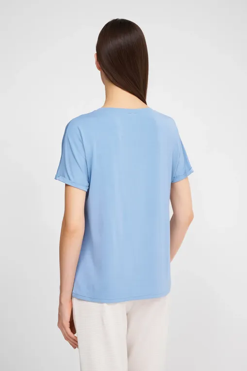 Футболки SKINY 080774 s336 faded denimblue