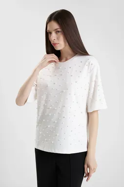 TWINSET U&B 242LL2MAA 00245 ANTIQUE WHITE