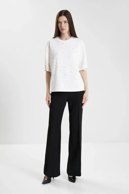 Футболки TWINSET U&B 242LL2MAA 00245 ANTIQUE WHITE