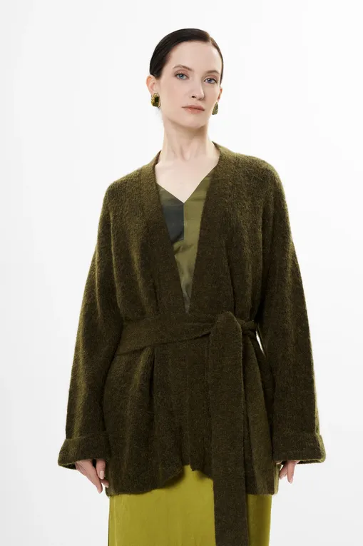 Кардиганы Diana Gallesi M214J004945N 35 VERDE BOSCO