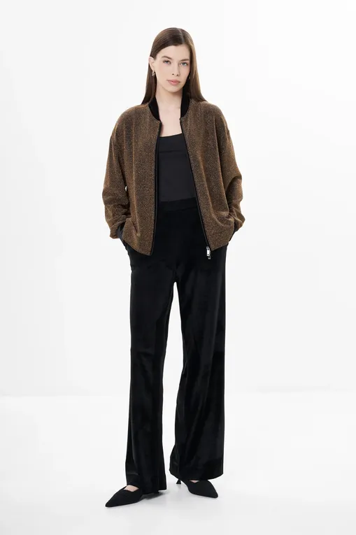 Кардиганы Luisa Viola G902L008437N 022 BLACK/GOLD