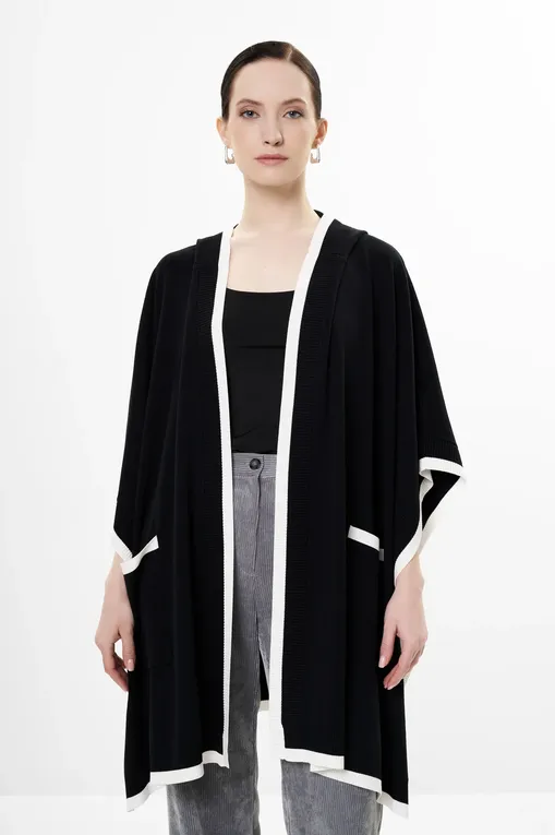 Кардиганы Luisa Viola S743E003472N 0A2 BLACK + WHITE