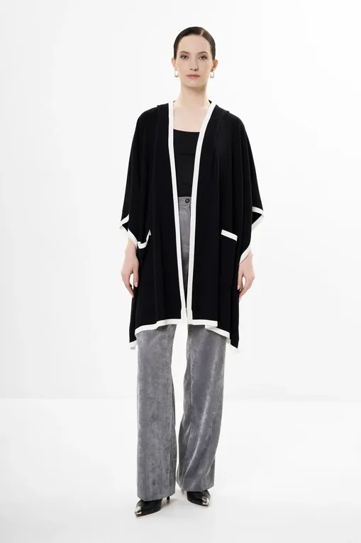 Кардиганы Luisa Viola S743E003472N 0A2 BLACK + WHITE