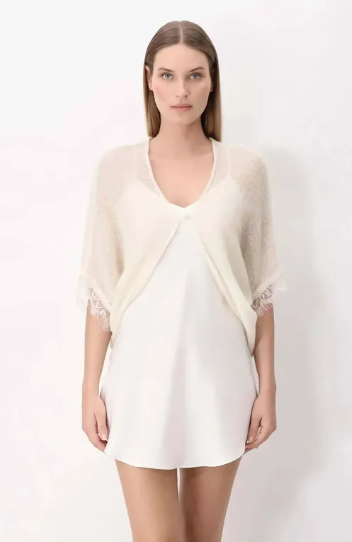 Кардиганы Luna di Seta VLST61041 0004 IVORY