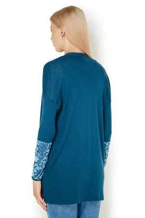 Madiva LUCREZIA ML CARDIGA 143 ottanio