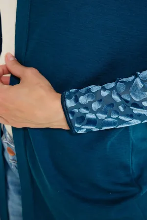 Madiva LUCREZIA ML CARDIGA 143 ottanio