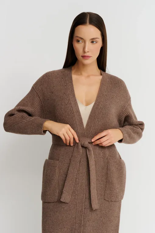 Кардиганы Max Mara Leisure EMBLEMA 242631601 003 HAZELNUT BROWN