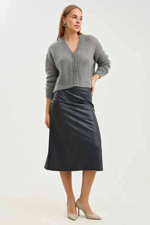 Кардиганы Max Mara Leisure RUGIADA 23334604 002 LIGHT GREY tema1
