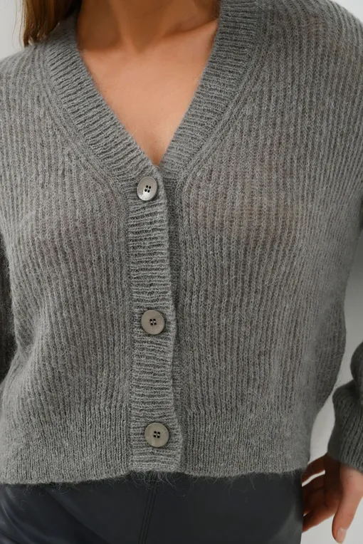 Кардиганы Max Mara Leisure RUGIADA 23334604 002 LIGHT GREY tema1