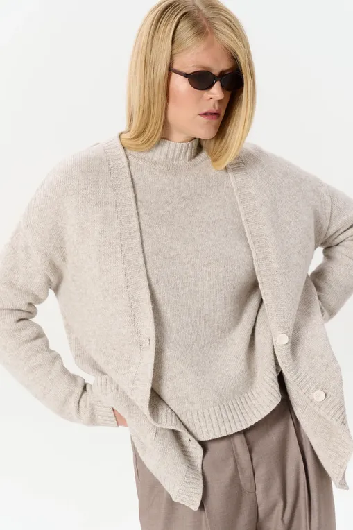 Кардиганы Petit Pas KNT004 beige