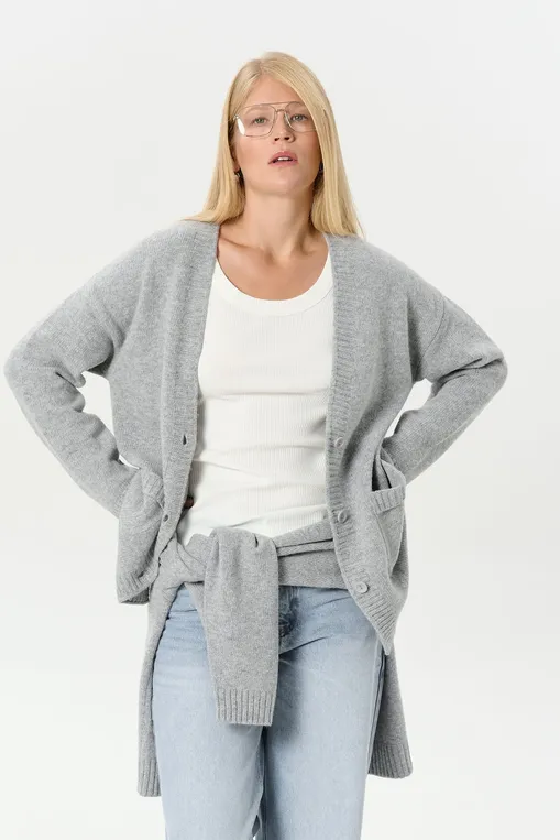 Кардиганы Petit Pas KNT004 grey