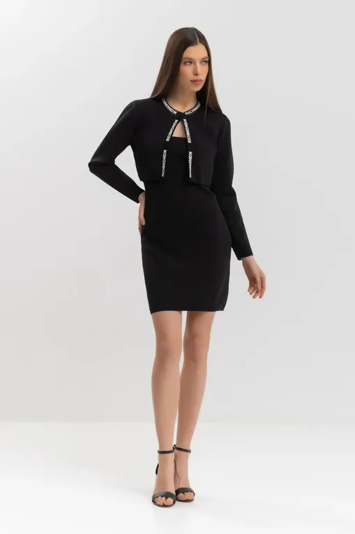 Кардиганы RICHMOND X UWP25039CD BLACK/WHT