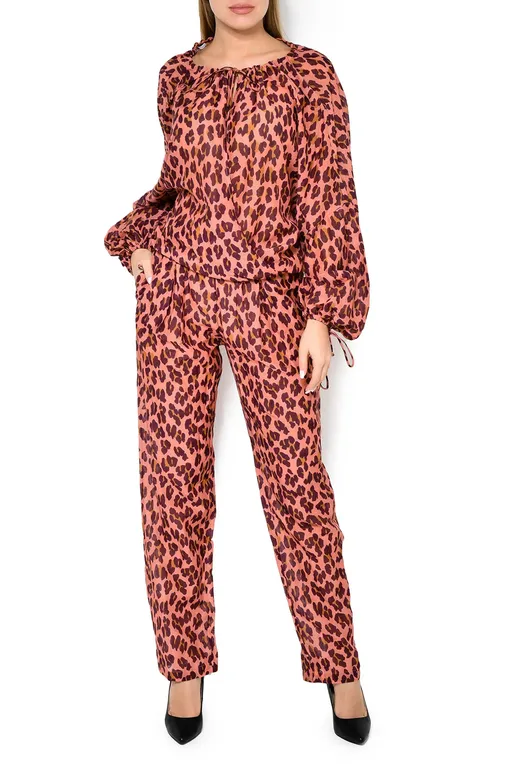 Комбинезоны Stella McCartney S7H520300 AZALEA PINK/OATMEAL