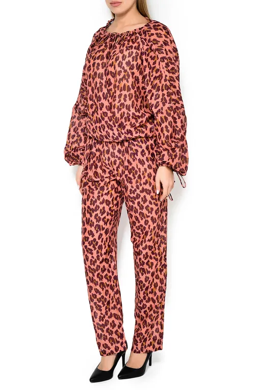 Комбинезоны Stella McCartney S7H520300 AZALEA PINK/OATMEAL