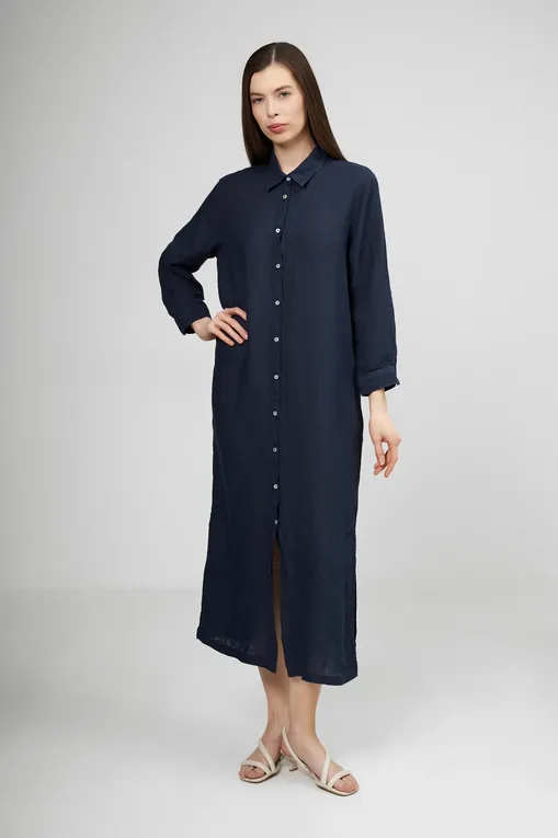 Платья 120% Lino 32ALIW4759-000B317-0-00 000028 NIGHT BLU