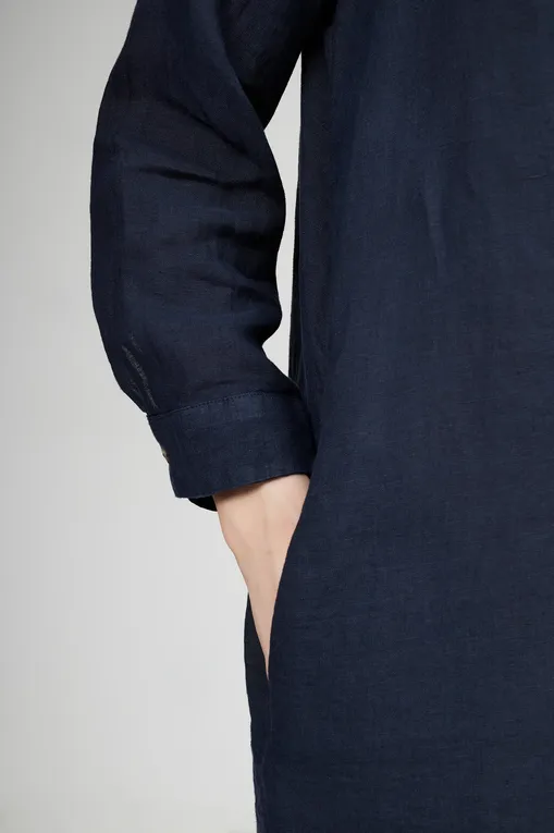 Платья 120% Lino 32ALIW4759-000B317-0-00 000028 NIGHT BLU