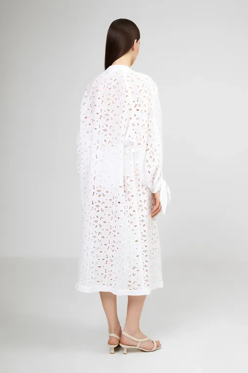 Платья 120% Lino 32ALIW4PIT-000G335-0-00 000050 WHITE