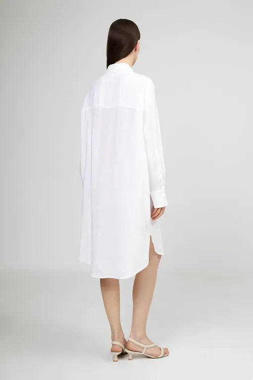 Платья 120% Lino 32ALIW4PJ4-000B317-0-00 000050 WHITE