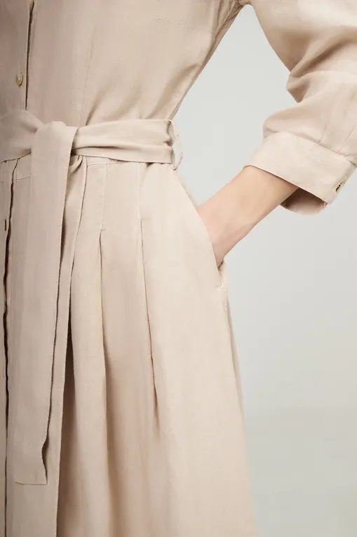 Платья 120% Lino 32BLIW4PK3-000F753-0-00 000096 SAND