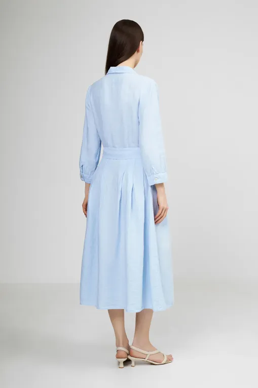 Платья 120% Lino 32BLIW4PK3-000F753-0-00 000203 AQUATIC SOLID