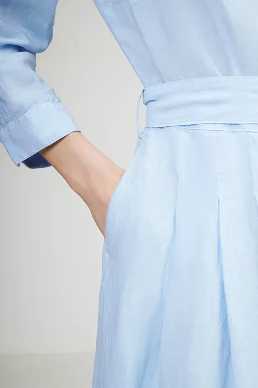 Платья 120% Lino 32BLIW4PK3-000F753-0-00 000203 AQUATIC SOLID